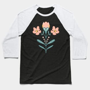 Folky flowers Baseball T-Shirt